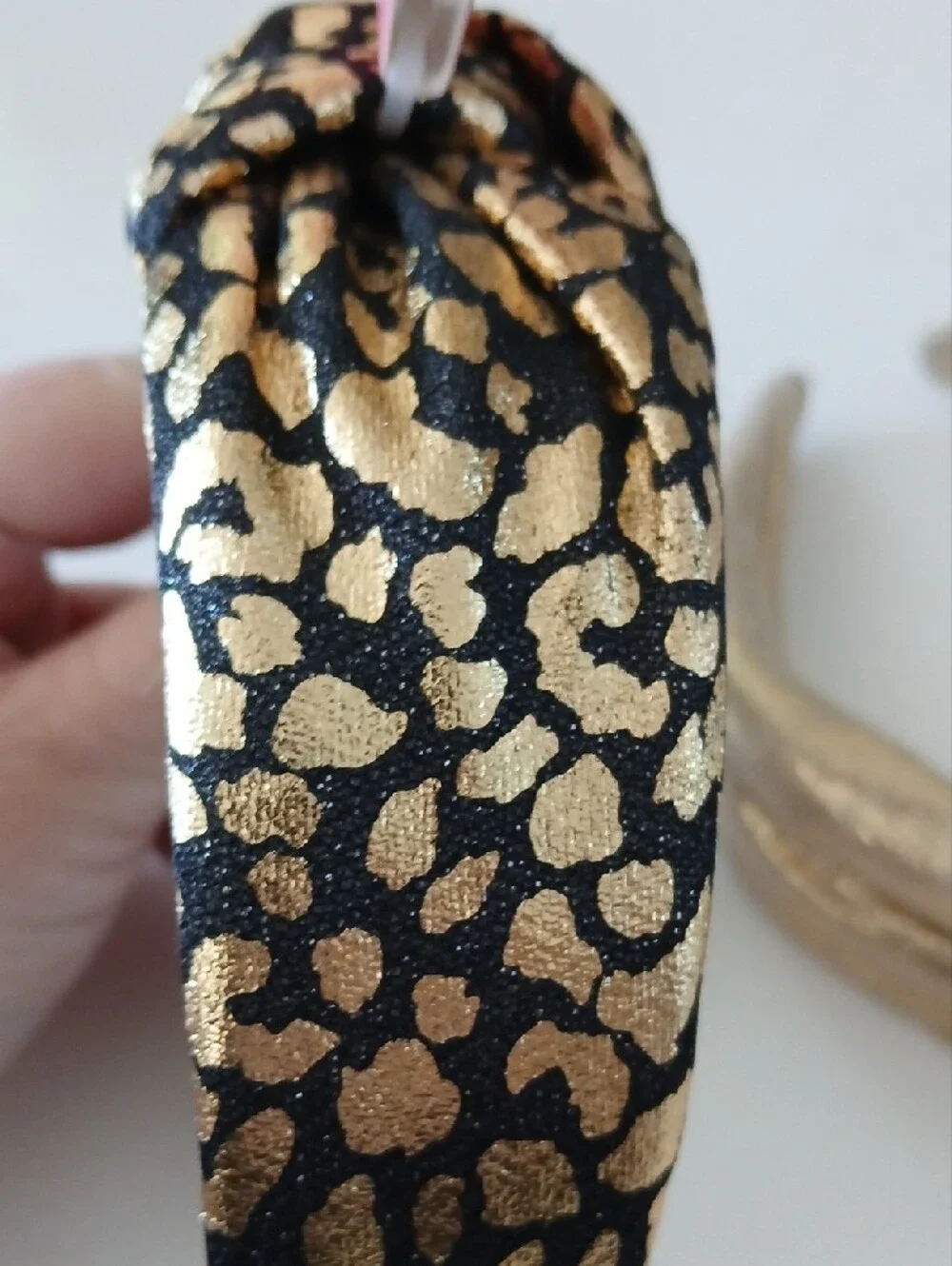 Metallic Gold Knotted Headbands- Set Of 2